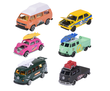 majorette Volkswagen Premium Cars, 6-asst.