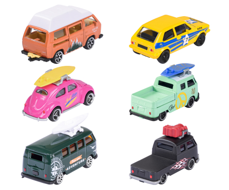 majorette Volkswagen Premium Cars, 6-asst.