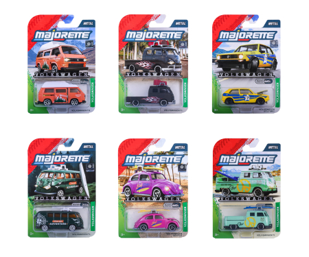 majorette Volkswagen Premium Cars, 6-asst.