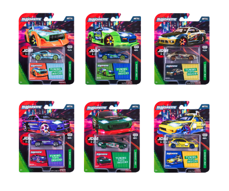 majorette JDM Legends Deluxe Cars, 6-asst.