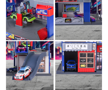 majorette JDM Legends Tuning Garage + 1 Vehicle