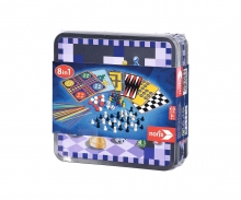8 in 1 Spiele in Metallbox noris_spiele 8 in 1 Spiele in Metallbox