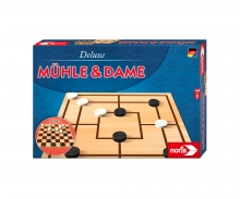 Deluxe - Morris & Checkers noris_spiele Deluxe - Morris & Checkers