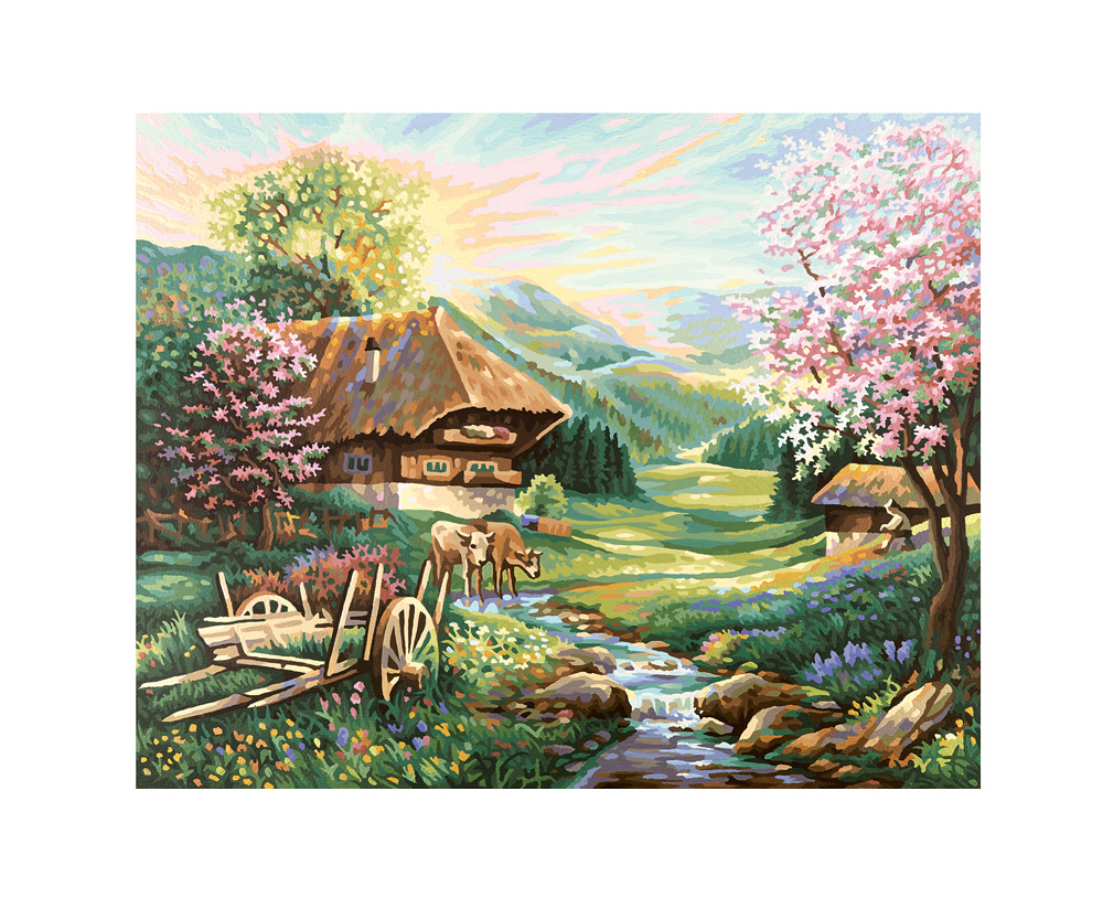 Der Frühling Malen nach Zahlen - Landschaften - Malthemen - www