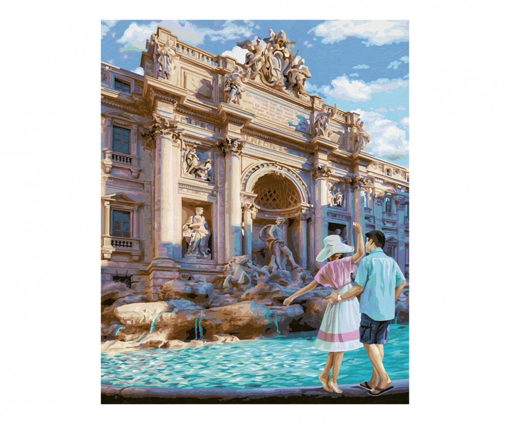 Fontana Di Trevi In Rome Historical Motifs Painting Themes Www Malennachzahlen Schipper Com