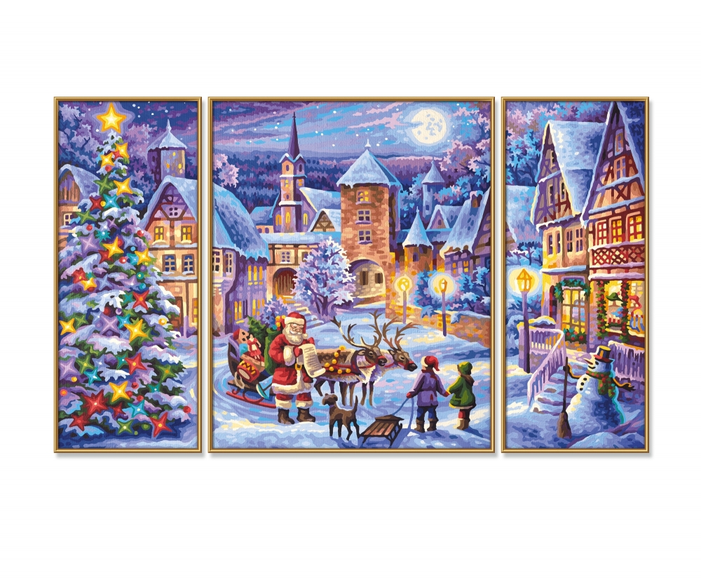 White Christmas - Triptych 50 x 80 cm - Picture format - www