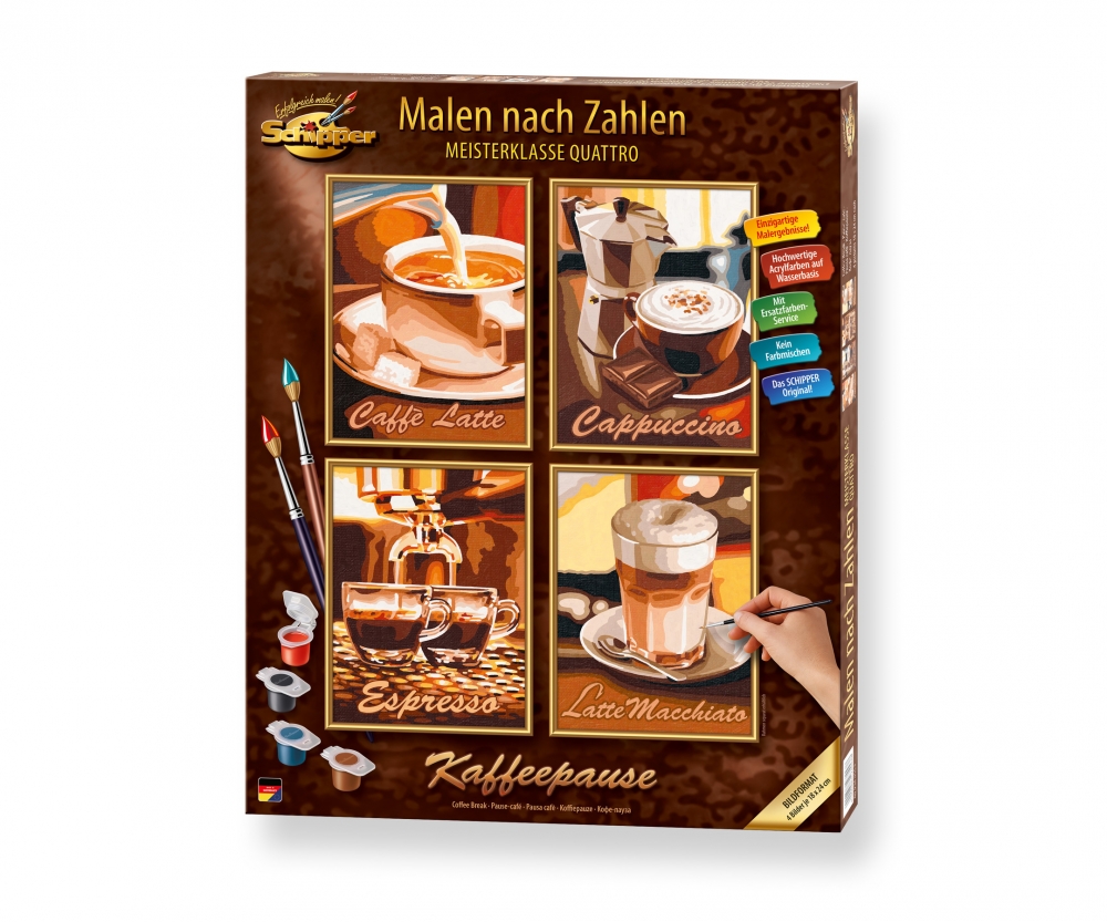 Kaffeepause Malen nach Zahlen Lifestyle Malthemen