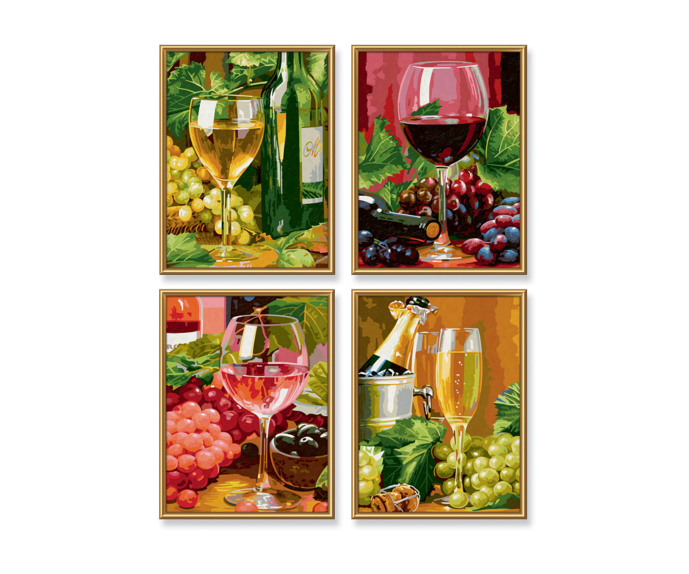In Vino Veritas Im Wein Liegt Die Wahrheit Malen Nach Zahlen Quattro 18 X 24 Cm Bildformate Www Malennachzahlen Schipper Com