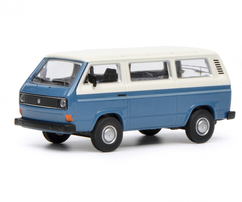 Vw T3 Bus Blue White 1 64 Edition 1 64 Box Van Models Models Www Schuco De