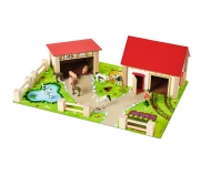 simba Fattoria in legno cm.36x51 con 20pz accessori