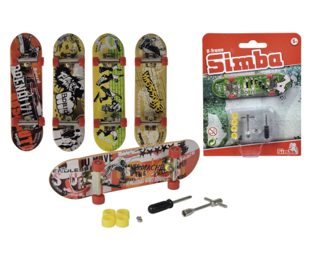 Finger Skateboard, 6-ass. simba Finger Skateboard, 6-ass.