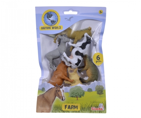simba Nature World Animaux en sachet, 3 assorti