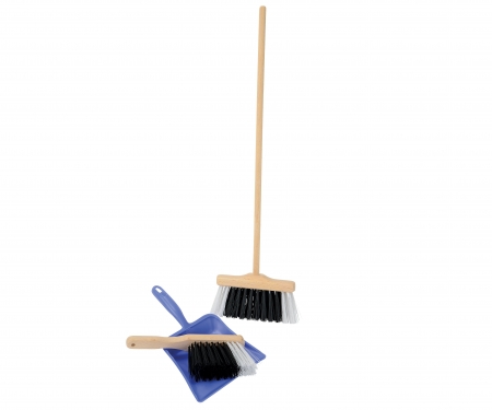 simba World of Toys Brosse avec pelle à poussière, 2 assorti