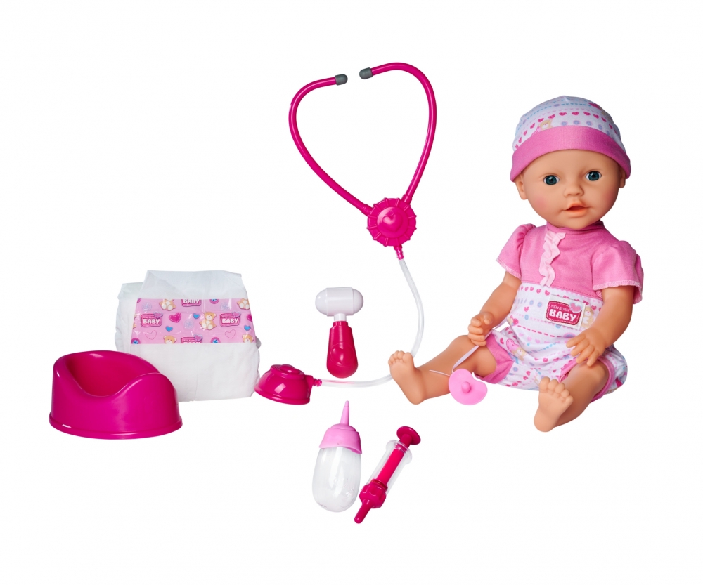 New Born Baby Poupee Bebe Avec Set De Docteur New Born Baby Marques Www Simbatoys De