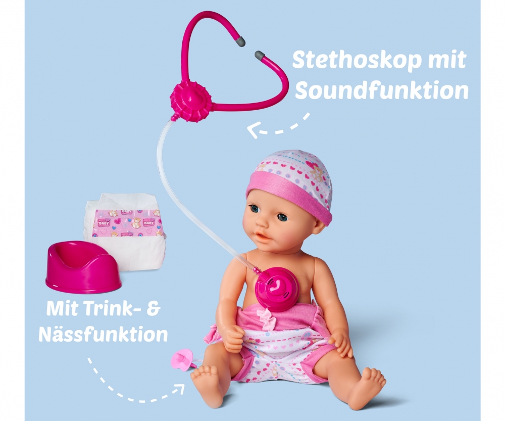 New Born Baby Poupee Bebe Avec Set De Docteur New Born Baby Marques Www Simbatoys De