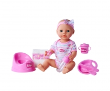 simba NBB - Poupee bébé avec Accessoirs rose