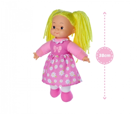 simba My Love Flower Dolly Poupée de chiffon, 3 assorti