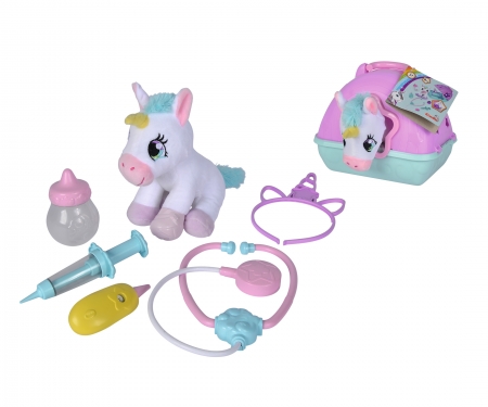 simba Mallette de docteur et peluche licorne