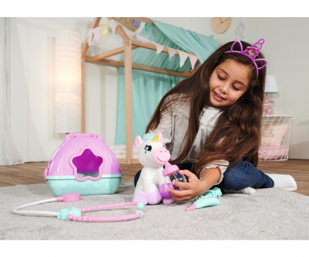 simba Mallette de docteur et peluche licorne