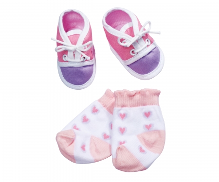 simba New Born Baby Chaussures et chaussettes, 4 assorti