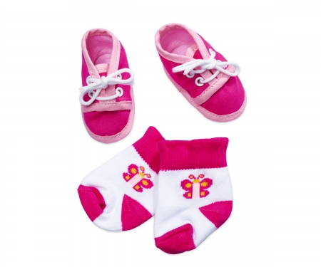 simba New Born Baby Chaussures et chaussettes, 4 assorti