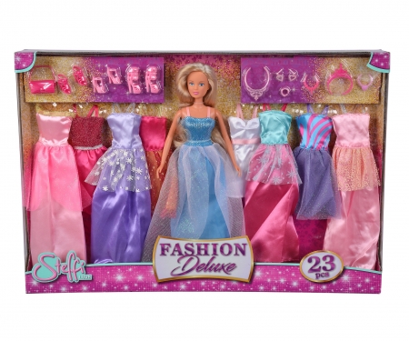Steffi Love Fashion Deluxe, inclusi tantissimi abiti e accessori simba Steffi Love Fashion Deluxe, inclusi tantissimi abiti e accessori