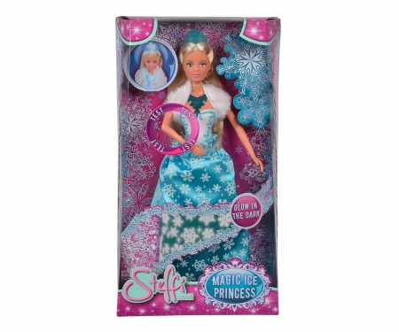 simba Steffi Love Magic Ice Princess con abito fluorescente