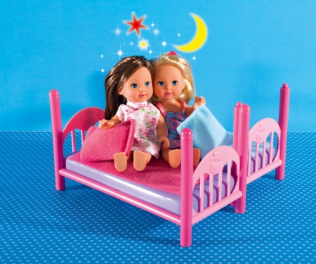 simba Evi LOVE 2 Floor Bed – Lit de sol avec 2 poupées