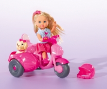 simba Evi Love Scooter tour con cagnolino