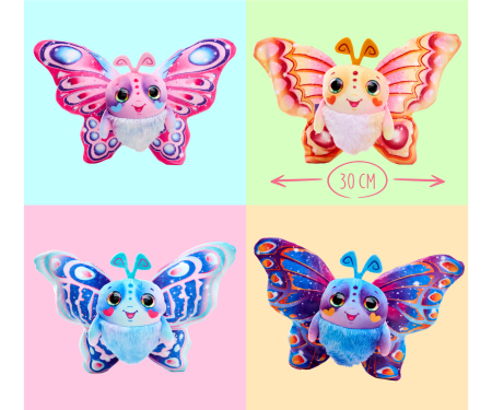 simba Flufflyfly peluche farfalla 4 asst