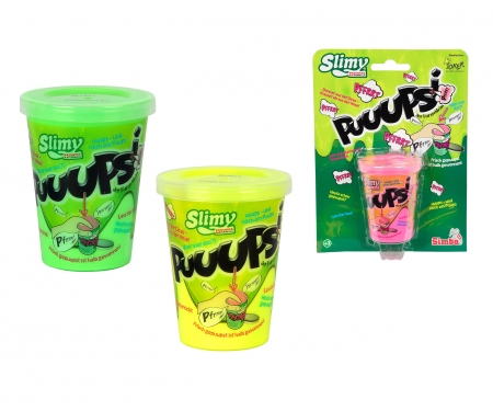 simba World of Toys Puuupsi Slimy in beker, 3 assortie