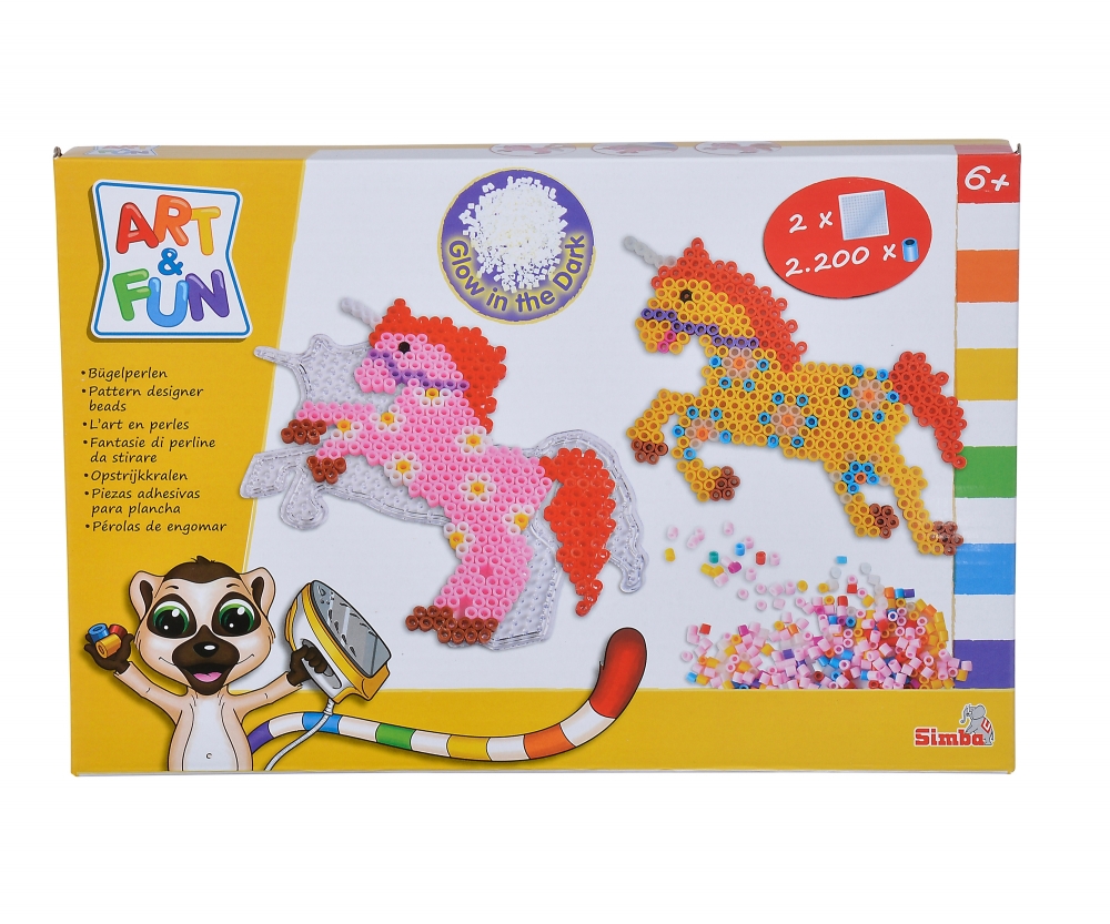 Bugelperlen Einhorn Regenbogen Bugelperlen Basteln Mit Kindern