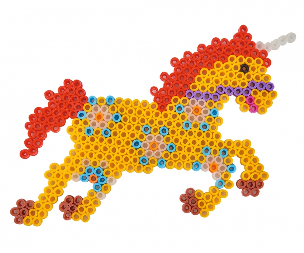 Einhorn Einladung Bugelperlen Personalisiert Etsy