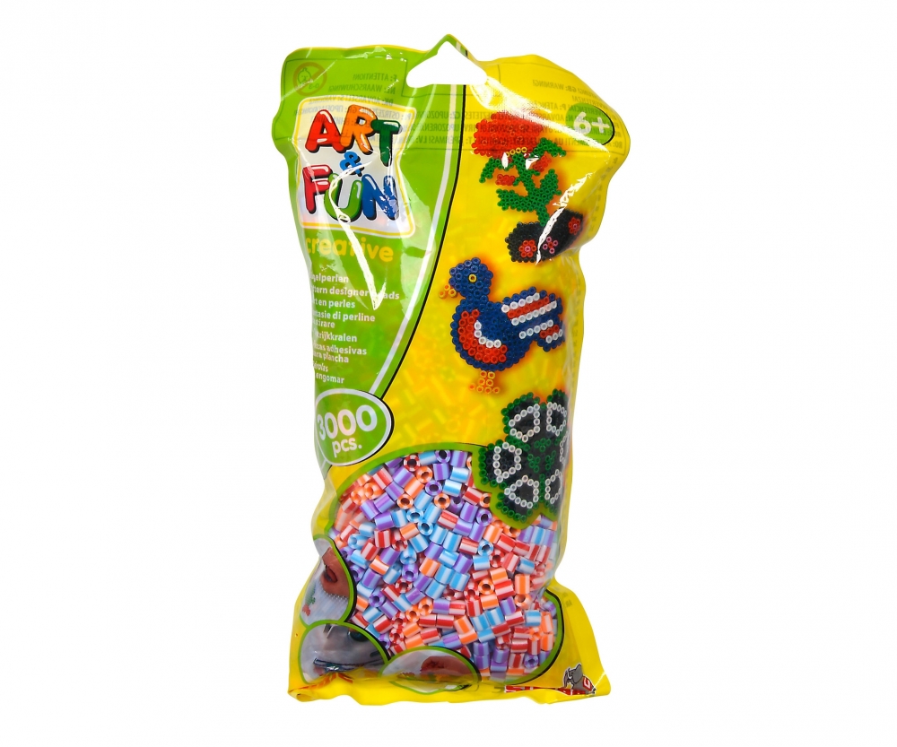 Simba Bugelperlen Set 6000 Perlen Grosse Steckplatte 9 Motive