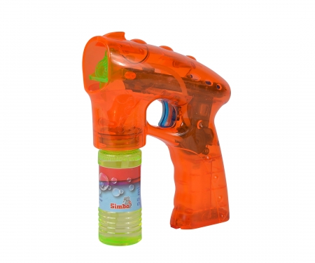 simba Bubble Fun Pistolet A Bulles, Batteries, 55ml