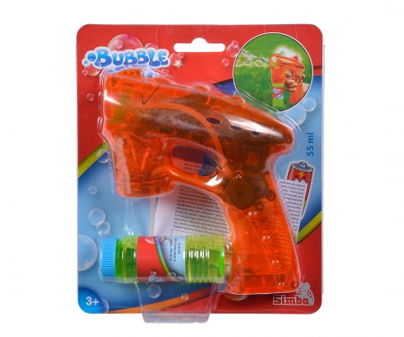 simba Bubble Fun Pistolet A Bulles, Batteries, 55ml