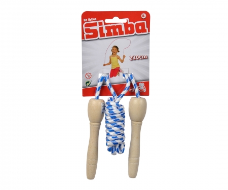 simba Active springtouw 230cm hout, 3 assortie