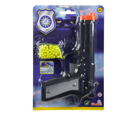 simba Police - Fusil A/100 Balles (3Ass,Bl)