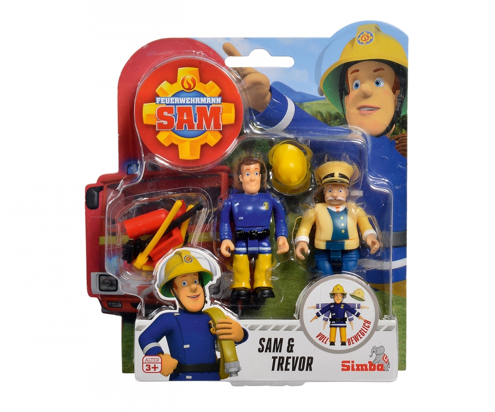 Sam Le Pompier Set 3 Figurines Sam Le Pompier Set 3 Figurines