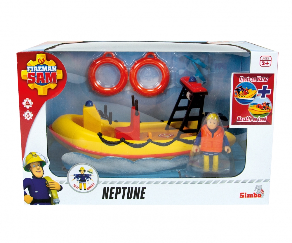 Brandweerman Sam Boot Neptune Met Figurine Penny Brandweerman Sam Merken Www Simbatoys De