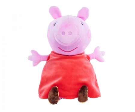 simba Peppa Pig - Pluche Peppa met geluid, 22cm