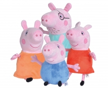 simba Peppa Pig Peluche, 2026cm, 4 assorti
