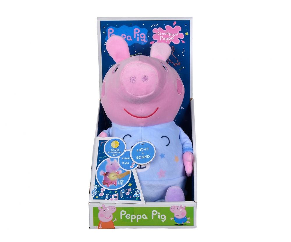 Geneigd zijn verontschuldiging dividend Peppa Pig Plush Good Night Pluche met light / muziek - Peppa Pig - Merken -  be.simbatoys.com