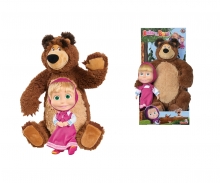 Lot poupée masha et son ours brun Michka simba toys - Simba toys