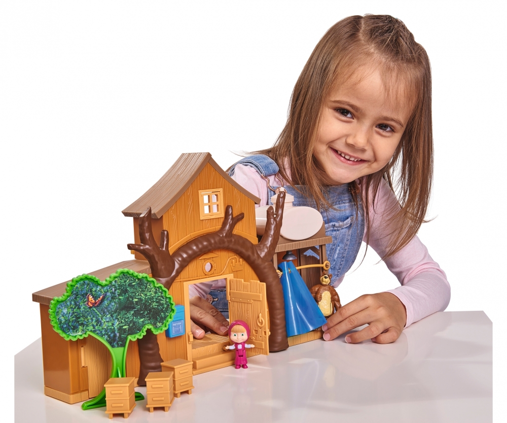 MASHA MAISON DE MICHKA 2 ETAGES - Figurines et playset - Masha et