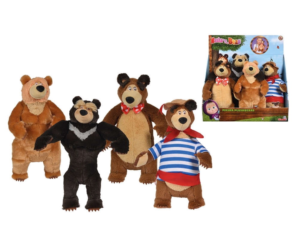 masha et michka peluche