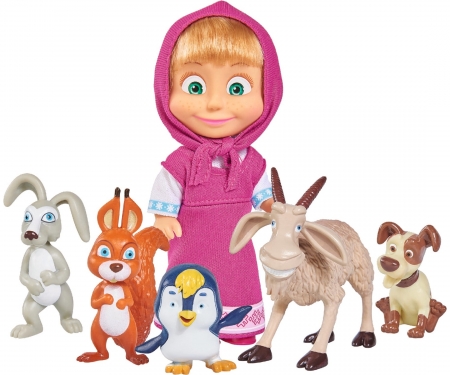 MASHA POUPEE ET AMIS ANIMAUX 12CM simba MASHA POUPEE ET AMIS ANIMAUX 12CM