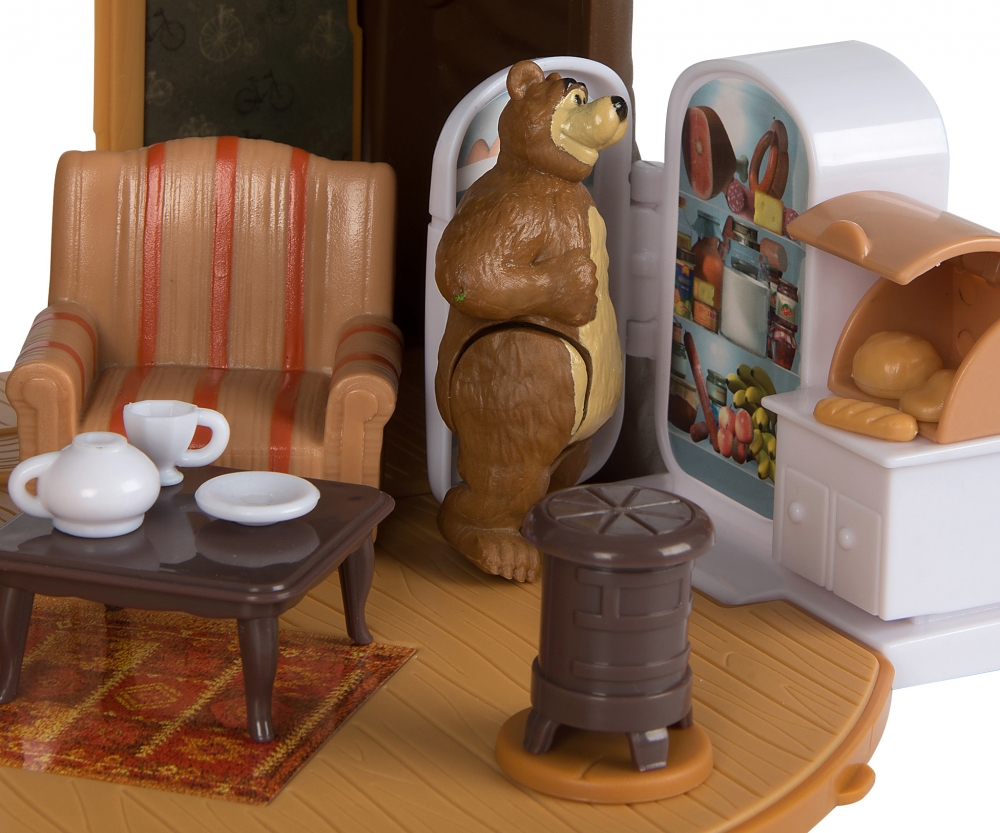 MASHA HUTTE MICHKA Figurines et playset Masha et Michka Marques fr.simbatoys