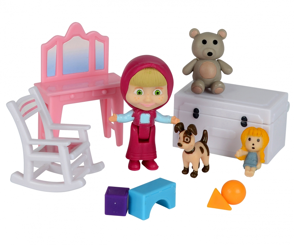 SIMBA MASHA E ORSO CASA MASHA CON PERSONAGGIO E ACCESSORI