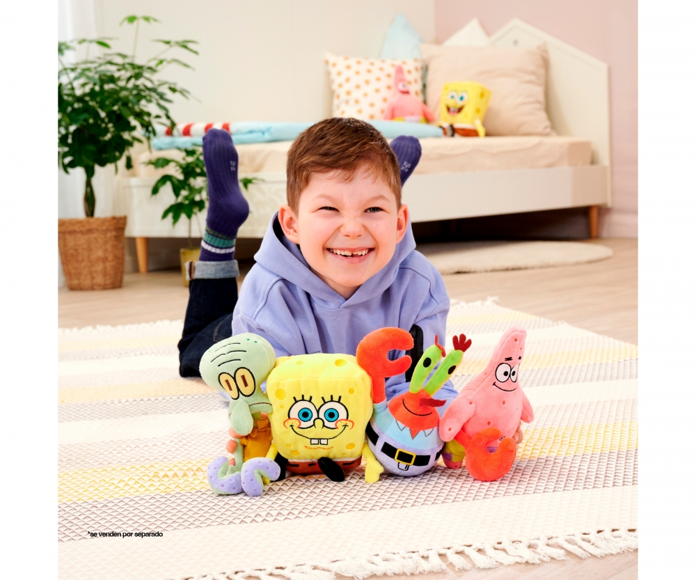 PELUCHE CALAMARDO 20 CM Peluches Bob Esponja Marcas es